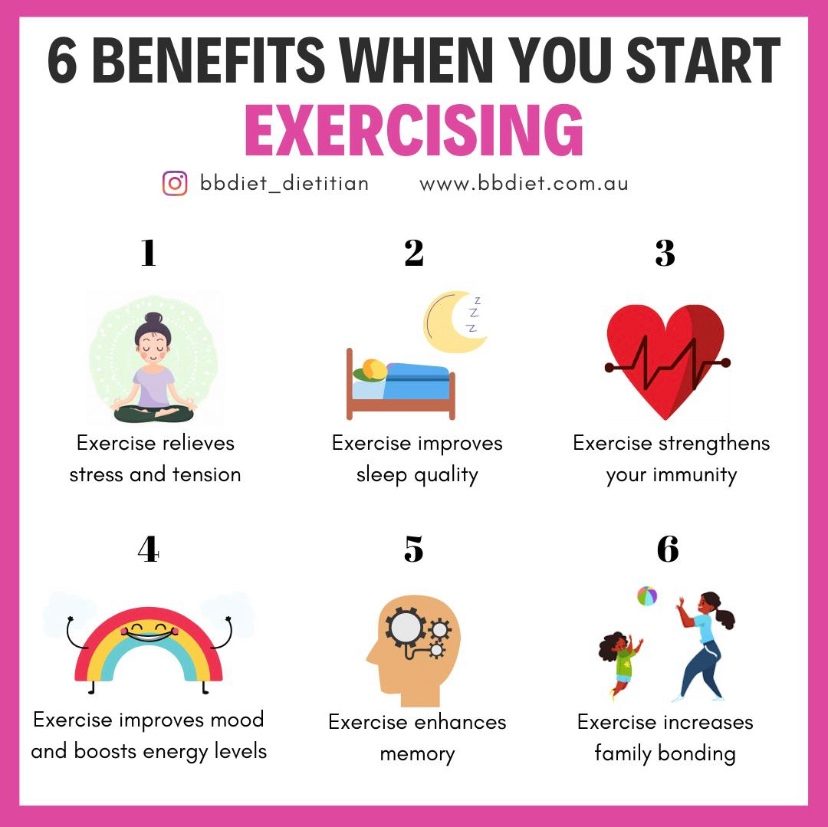 6 Health Benefits When You Start Exercising