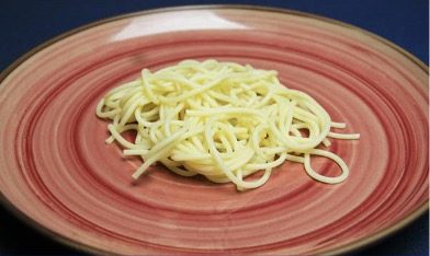 serve size of pasta